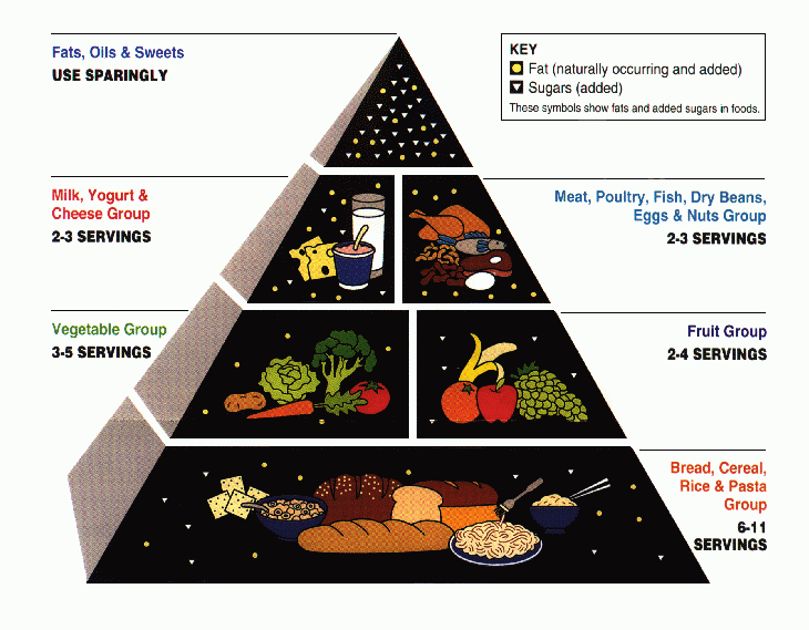 better nutritional value - USDA Food Pyramid