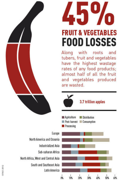food waste fruits and vegetables
